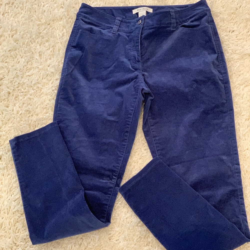 Pre-owned WHBM soft corduroy straight leg pants